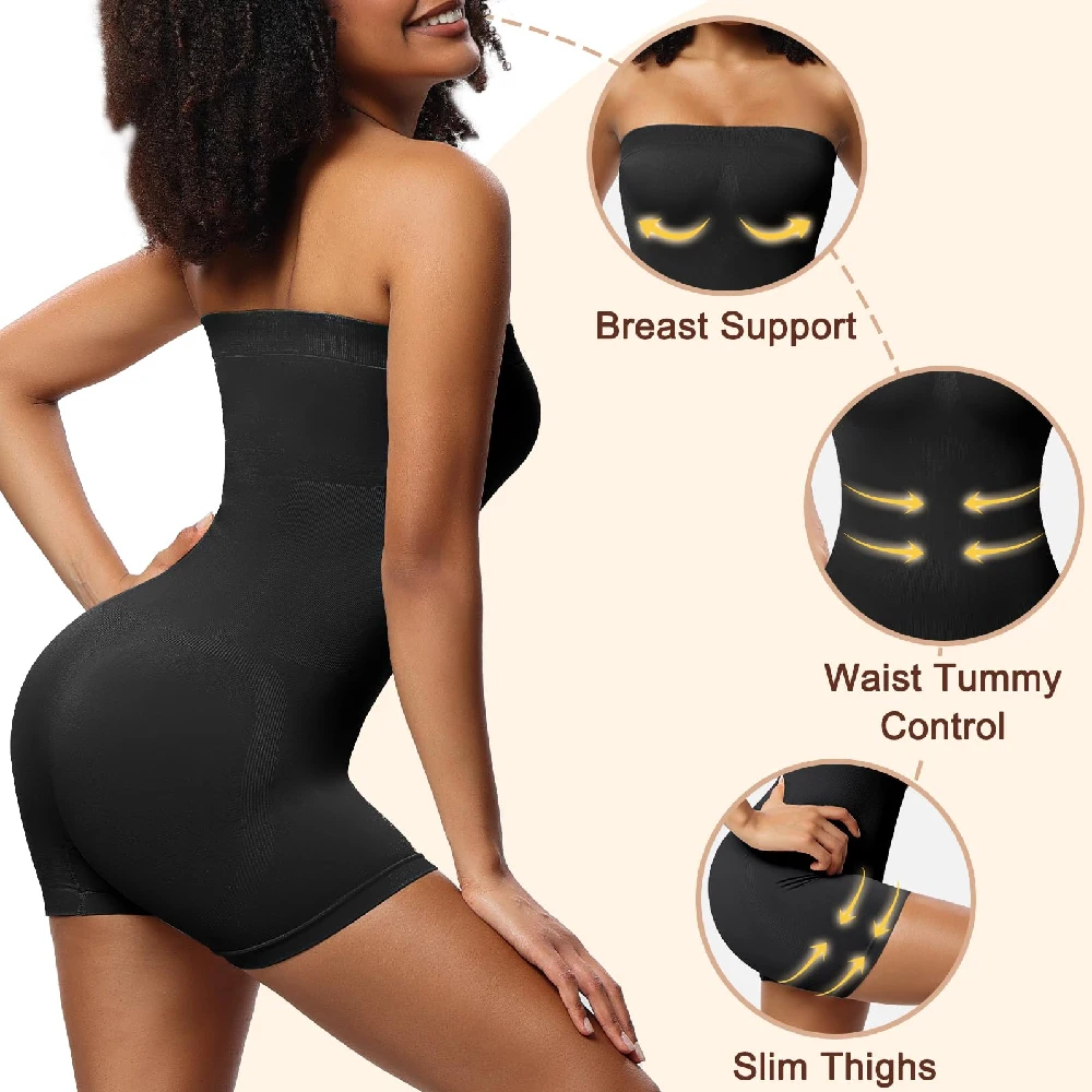 1PCS Tummy Control Butt Lifter - Shapewear Bodysuit Firm recension och pris